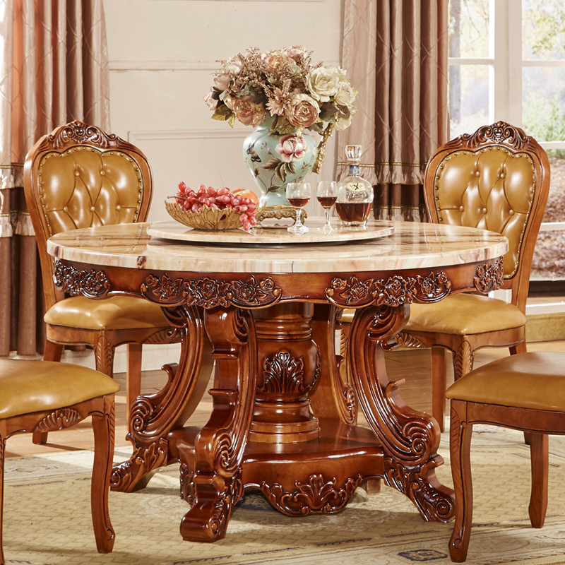 Jual dinning room set with marble top dining room furniture luxury