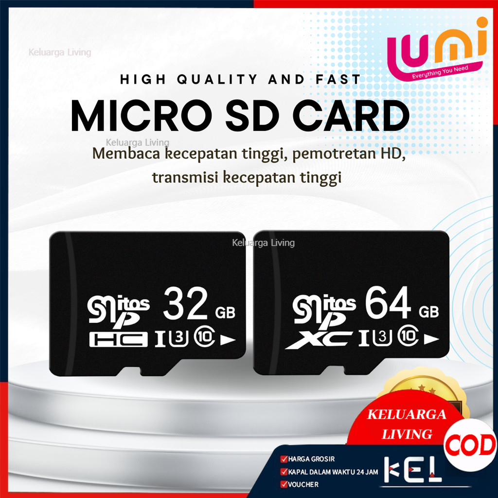 Jual Micro SD 32GB Memory Card Micro SD Untuk Kamera CCTV dan hp