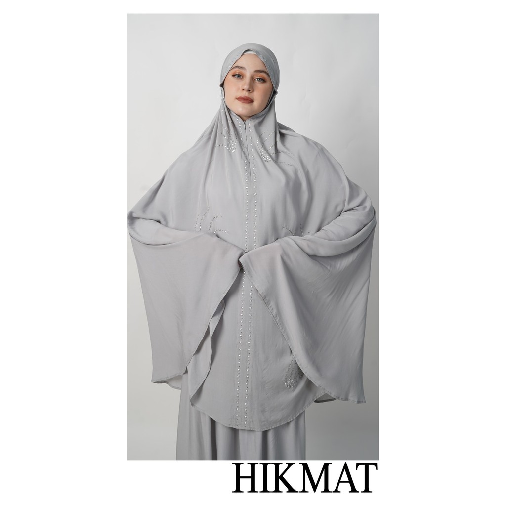Jual Mukenah N4920 Hikmat fashion original Abaya Hikmat Terbaru2024 ori ...