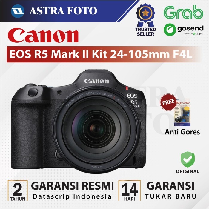 Jual Canon EOS R5 II Kit 24-105mm f4L Mirrorless Camera Canon R5 Mark ...
