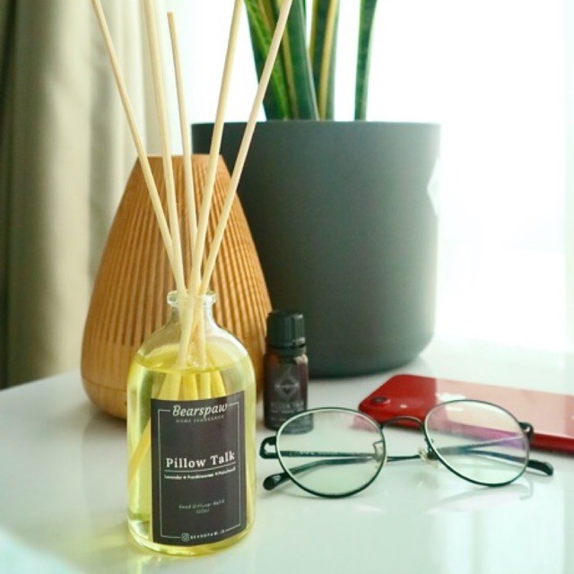 Jual Bearspaw Reed Diffuser 100ml Pillow Talk/Lavender Essential Oil ...