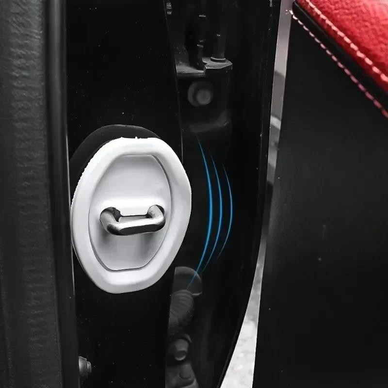 Jual 4 Pcs Car Door Shock Absorber Universal Flexible Door Lock ...