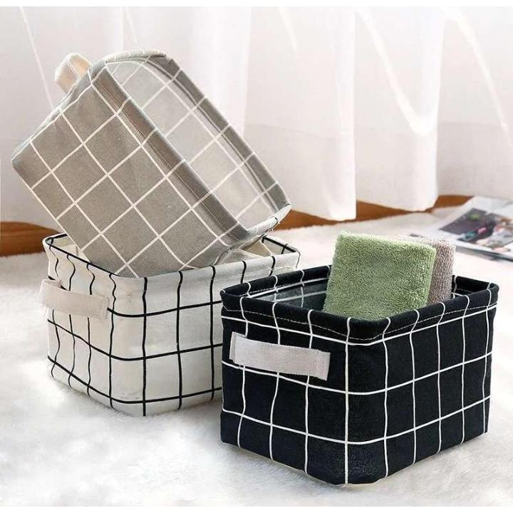 Jual Storage Box Keranjang Kain Lipat Serbaguna Keranjang Penyimpanan ...