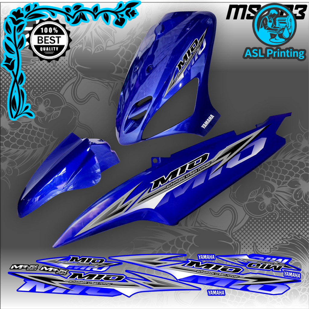 Jual Stiker motor matic Striping Variasi Thailand Mio Sporty / Mio ...