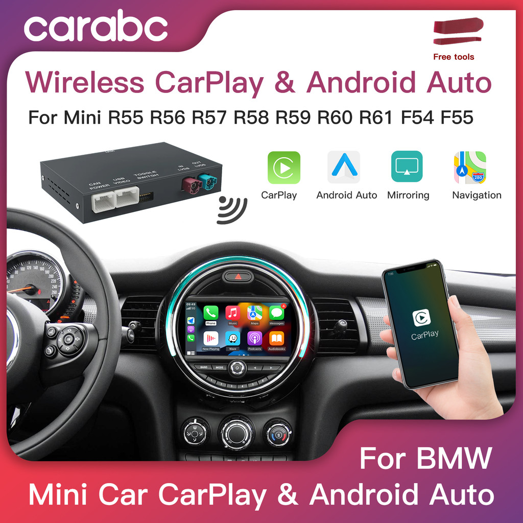 Jual Wireless CarPlay Android Auto for BMW Mini R55 R56 R57 R58 R59 R60 ...