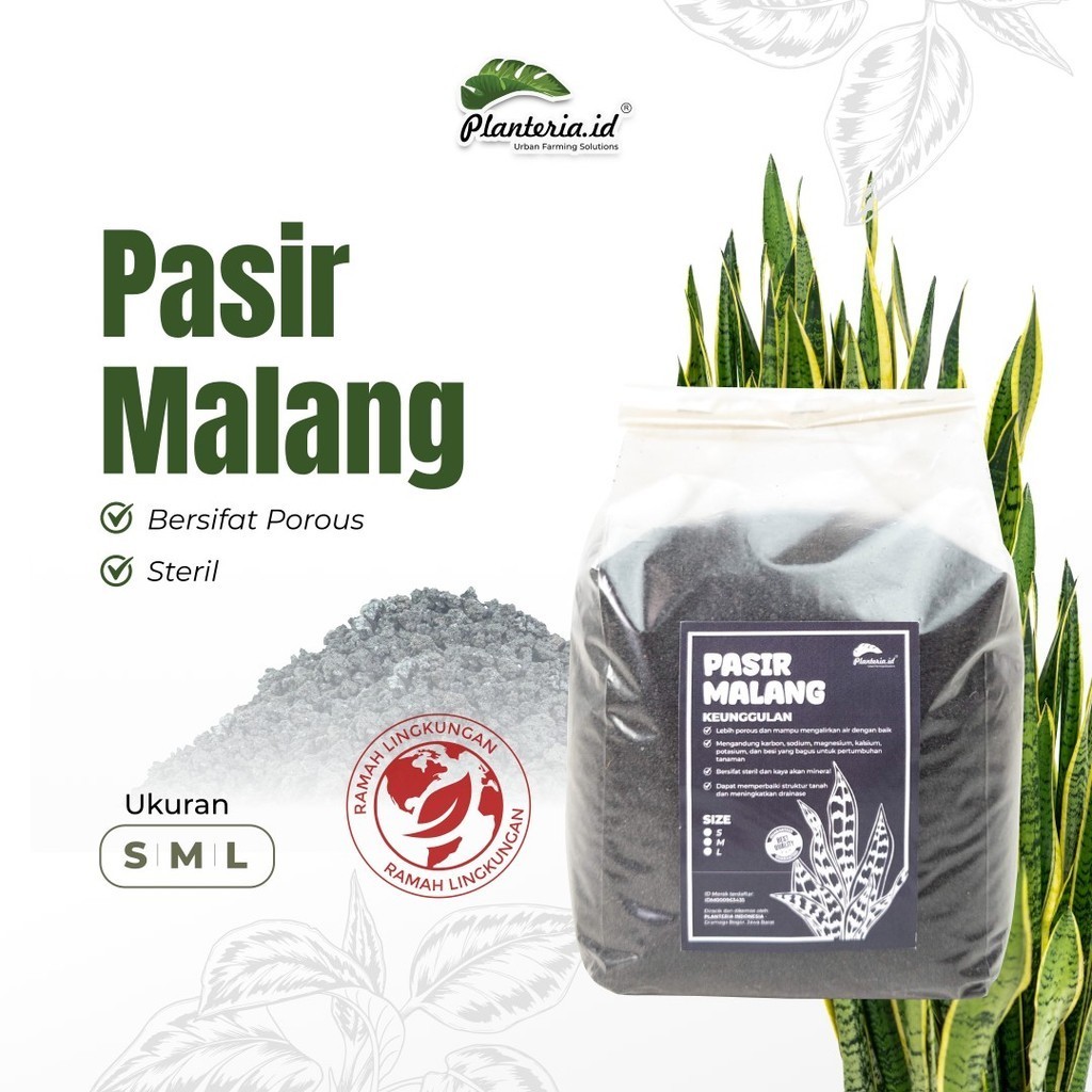 Pasir Malang 1 Kg – Substitusi Media Tanam Anti Lembap