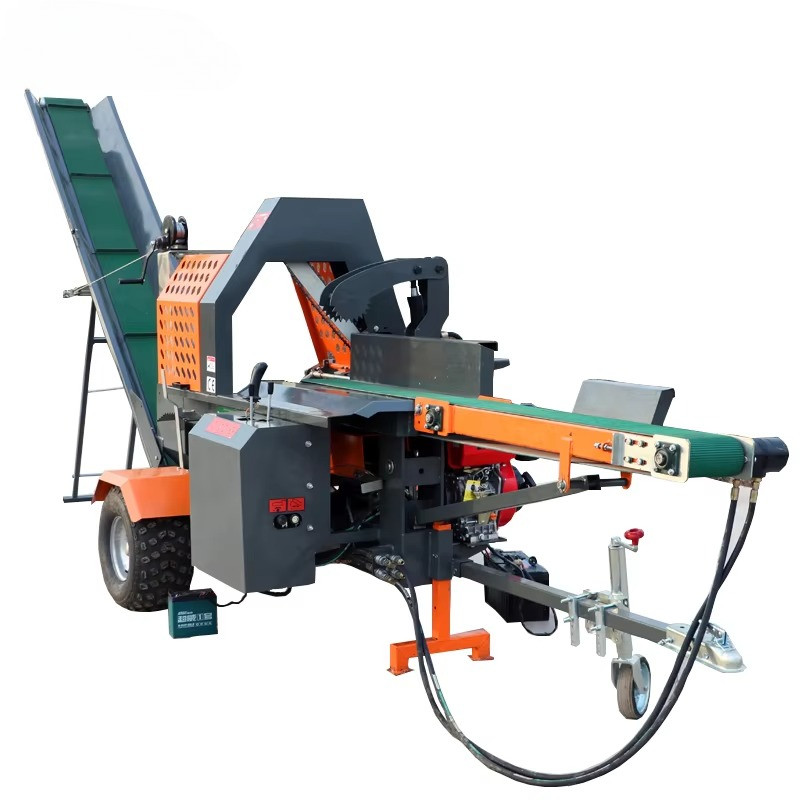 Jual 20Ton Hydraulic Wood Splitting Machine Log Splitter Wood Splitting ...