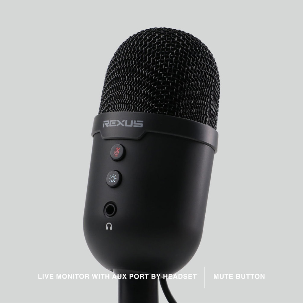 Rexus Microphone RGB XORA II (2)
