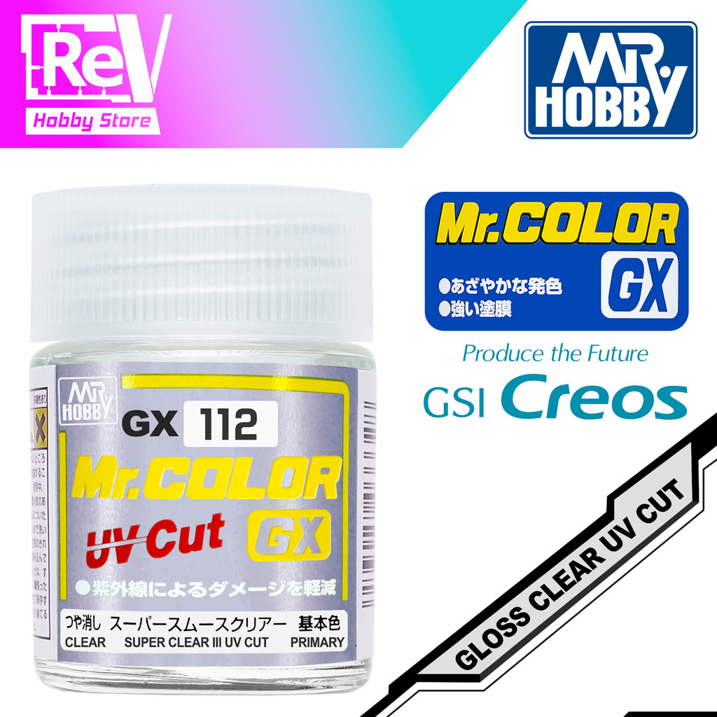 Jual MR COLOR GX SUPER CLEAR III UV CUT GX 112 | Shopee Indonesia