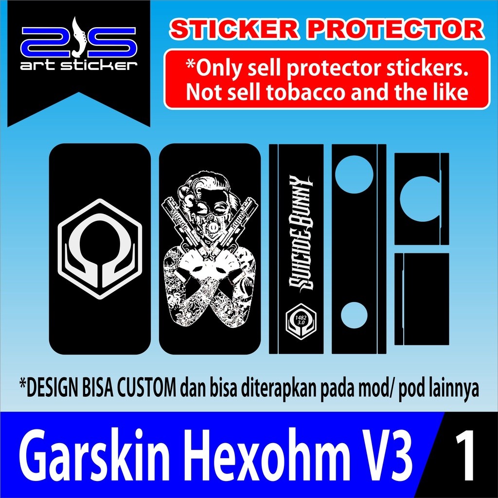 Jual Skin Garskin Vapoor Hexom V3 design sesukamu | Shopee Indonesia