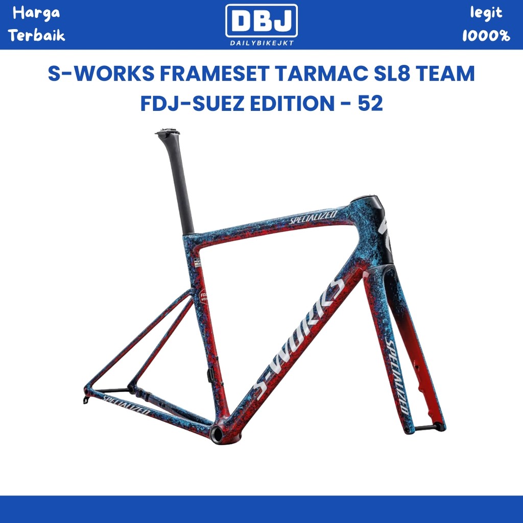 Jual S-WORKS FRAMESET TARMAC SL8 TEAM FDJ-SUEZ EDITION - 52 | Shopee ...
