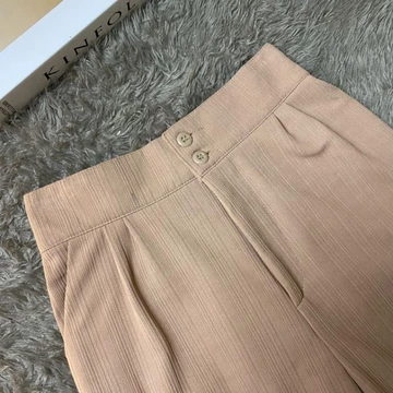 Celana Kulot Highwaist Knit Wanita Jennie Pants Premium 2 Kantong Saku Aktif Nyaman Elastis
