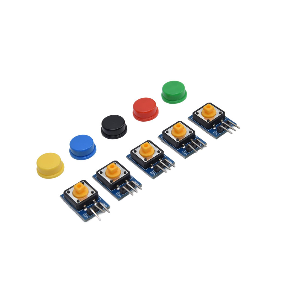 Jual DC5V/3.3V Push Button Modules tombol warna warni click buttons ...