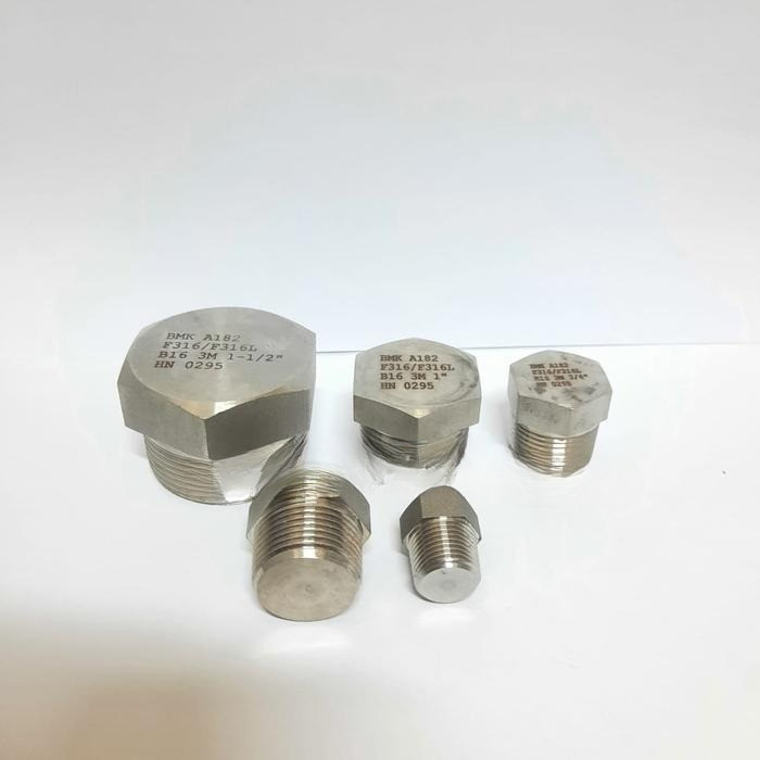 Jual Hex Plug Class 3000 Stainless SS316 Drat 1/4