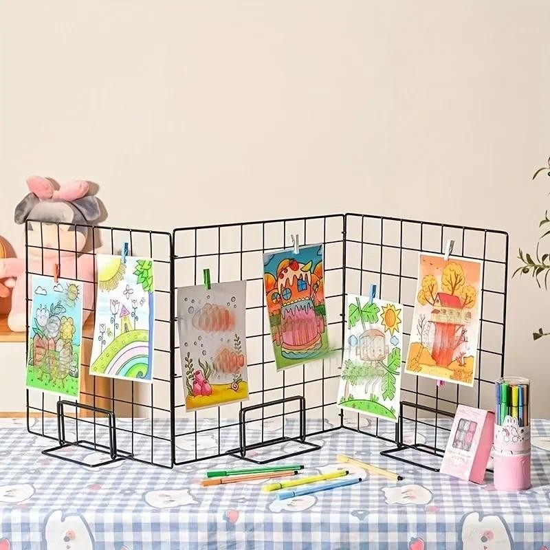 Jual Grid Art and Photo Racks, Modern Metal Display Brackets for Grid ...