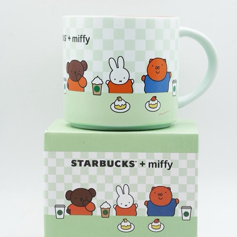 Jual Starbucks Coffee Mug Miffy Rabbit Nintje 16oz 473ml Gelas Ceramic ...