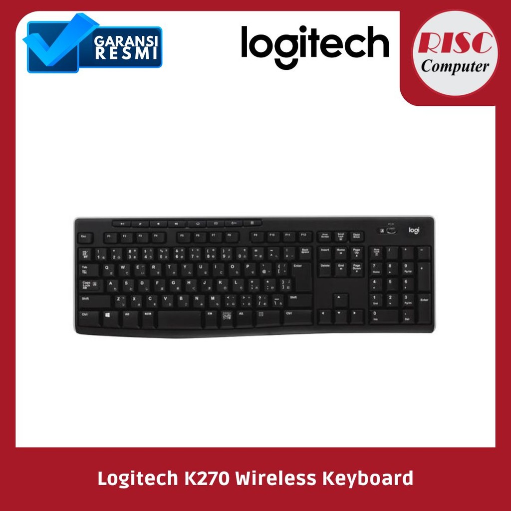 Jual Logitech K270 Wireless Keyboard Full Size | Shopee Indonesia