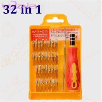 Jual Mini Screwdriver 32 IN 1 MAGNET OBENG SET HP TOOL KIT TP-6032D ...