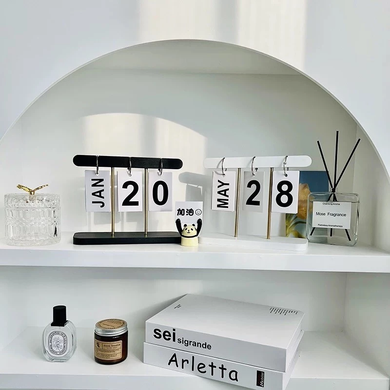 Eyre Kalender Kayu Flip Halaman 2025