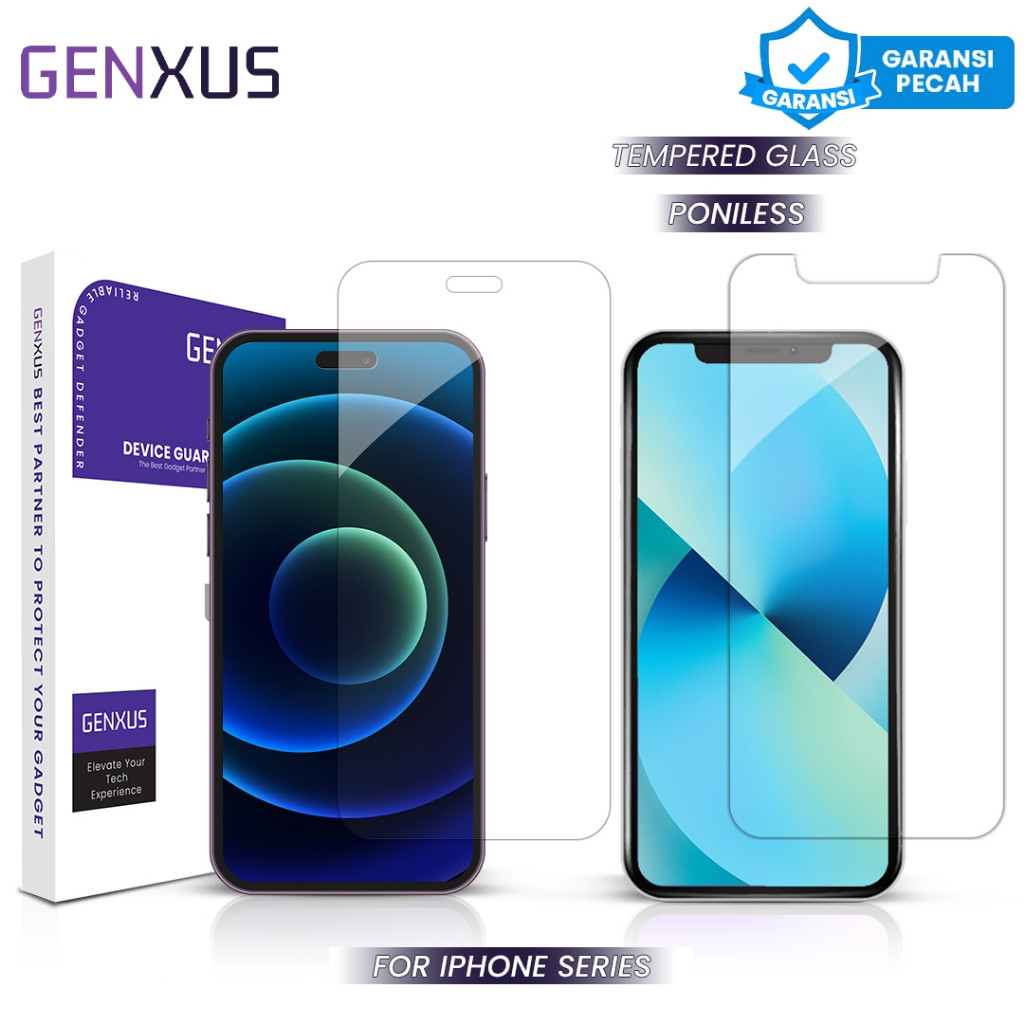 Jual Genius Tech Poniless Clear/Bening Tempered Glass For iPhone 17/16 ...