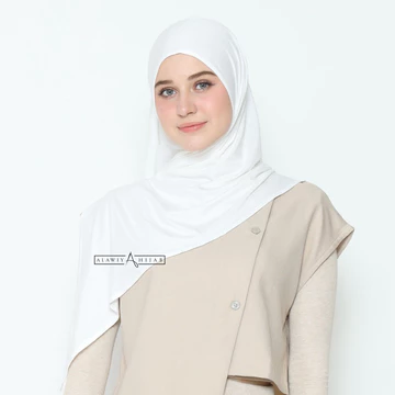 Alawiyahijab Lea Instant TENCEL™ (Segitiga Instan) Anti Bacterial Tencel Modal (Bukan Pashmina