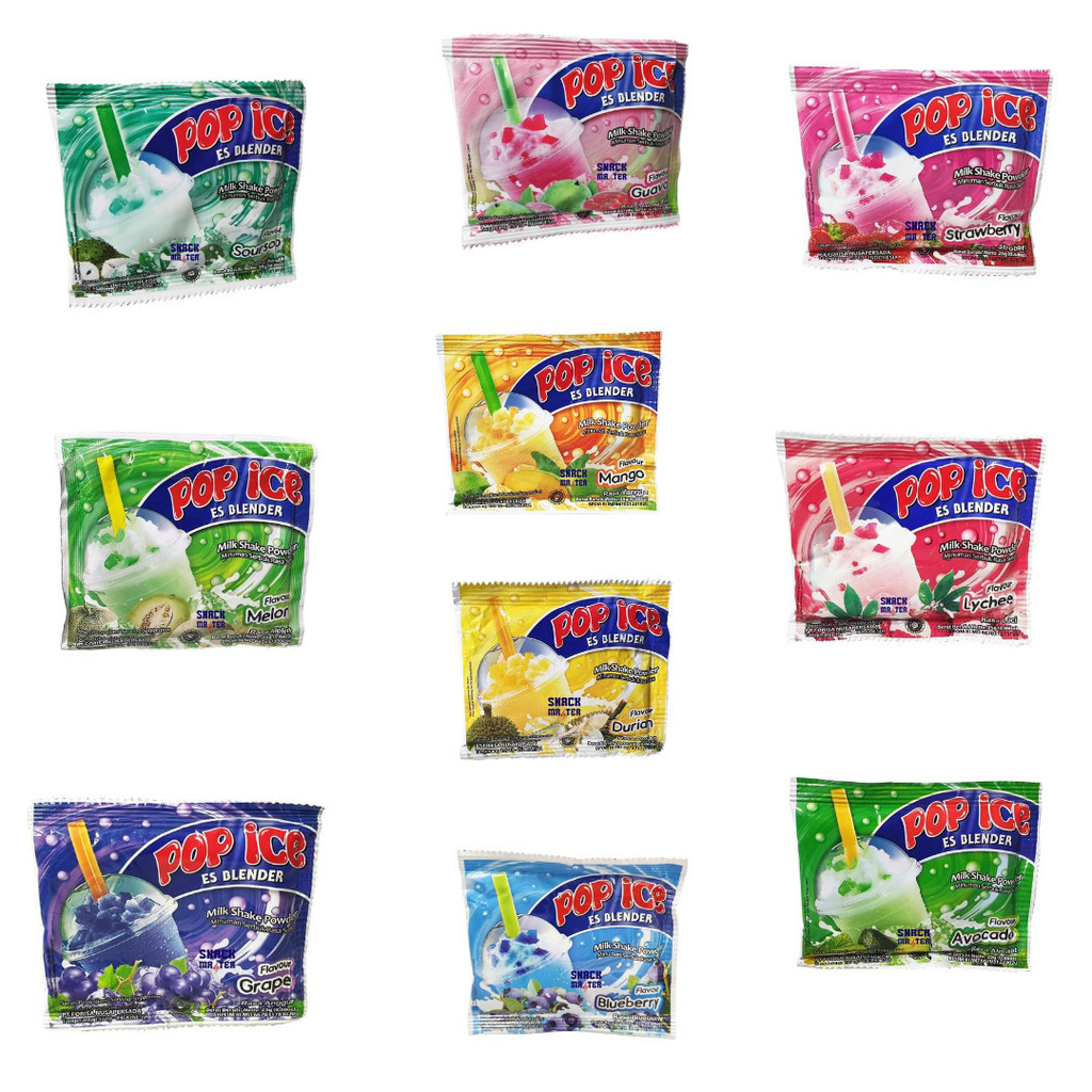 Jual Pop Ice Rencengan Varian Rasa | Shopee Indonesia