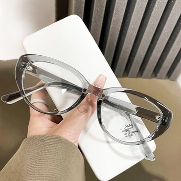 Viendo Kacamata Minus Photocromic Wanita Cat Eye Frame Silinder Anti Radiasi Blueray Kaca Mata