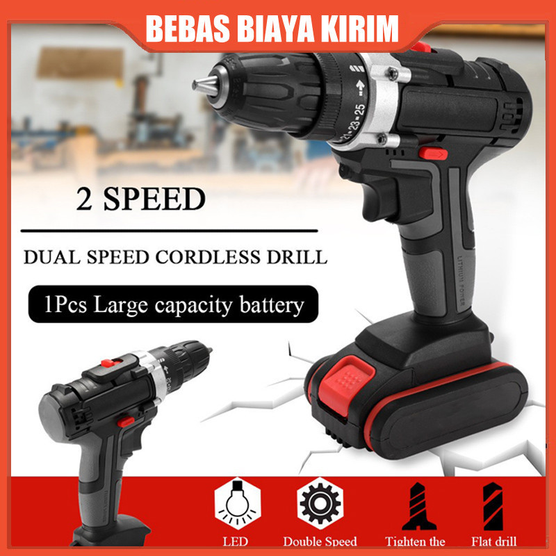 Jual Mesin Bor Impact Drill bor listrik Bor baterai Cordless Drill Bor