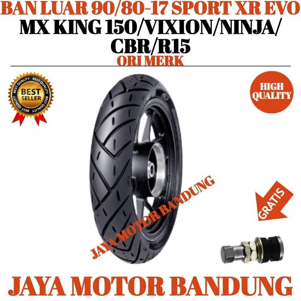 Jual BAN DEPAN MX KING 150/VIXION/CBR/R15/NINJA BAN LUAR UKURAN 90/80 ...