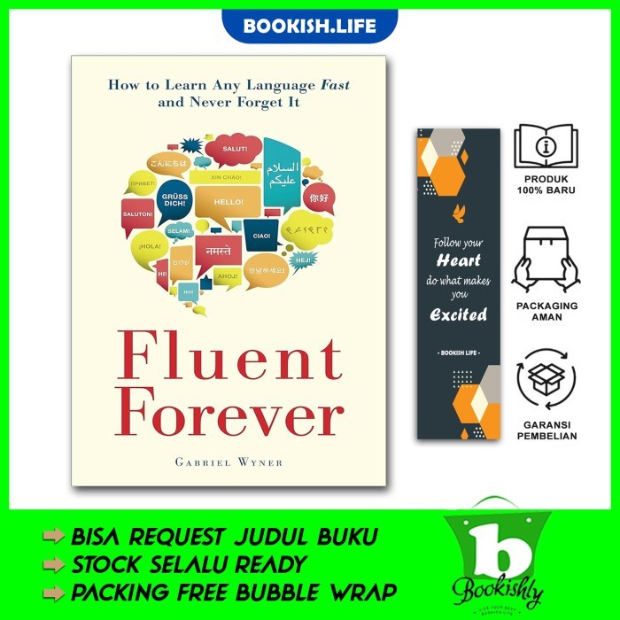 Jual fluent forever how to learn any language by gabriel wyner