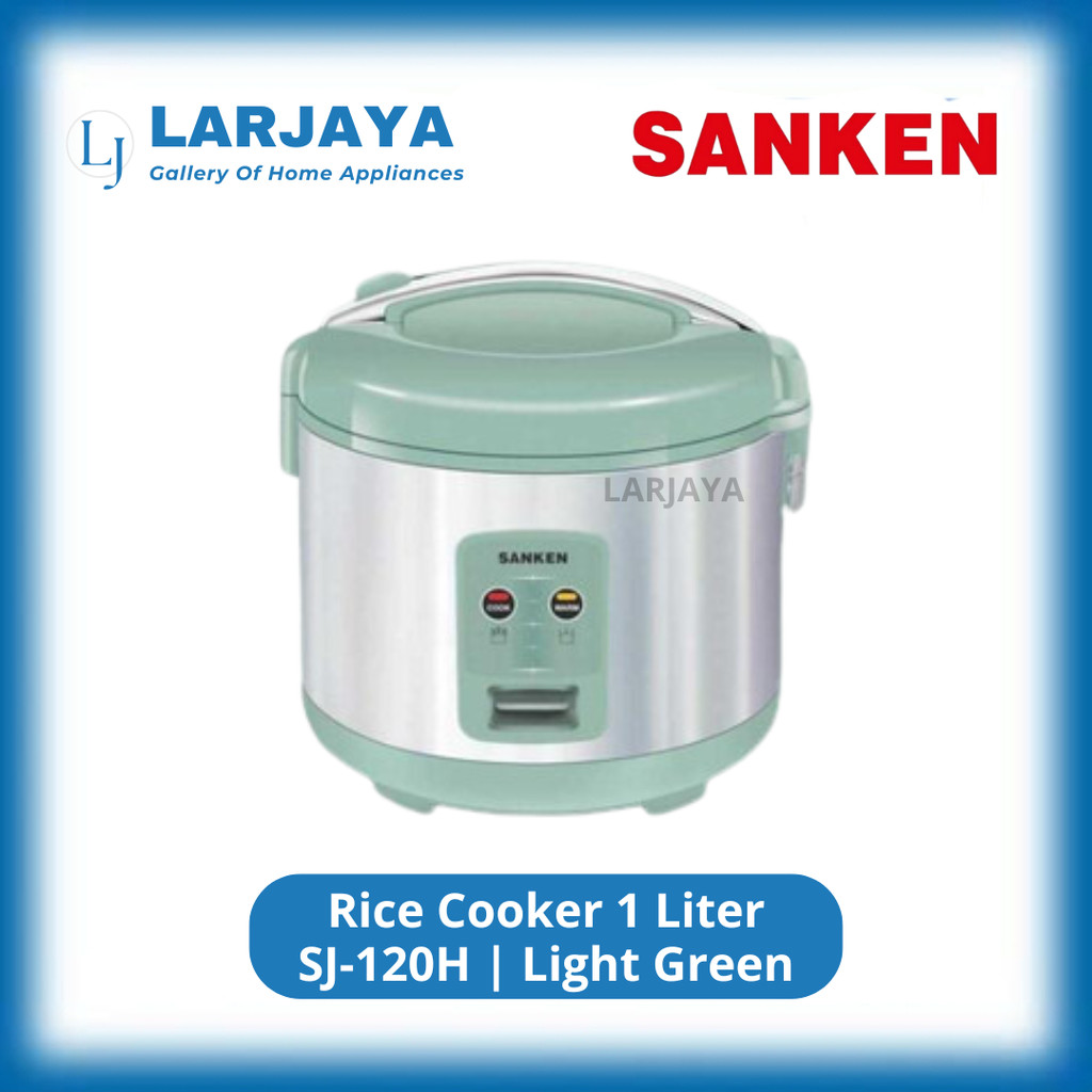 Jual Sanken Rice Cooker SJ-120H-LG Light Green | Shopee Indonesia