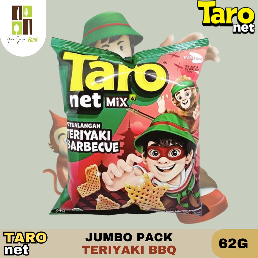 Jual Taro Net Snack 60-62g / Taronet / Snack Kentang / Rasa BBQ ...