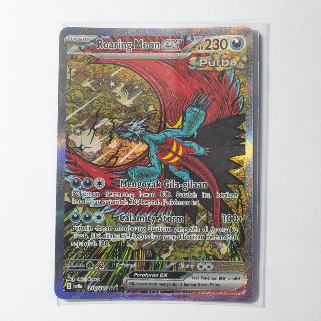 2024 Pokemon Japanese SV Terastal Fest EX SAR Roaring Moon Ex PSA 10 Gem Mint