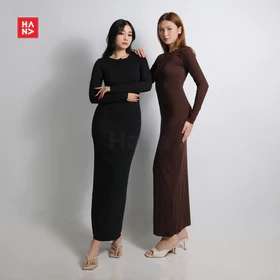 Hana Fashion Arisha Casual Long Dress Wanita CD047 2