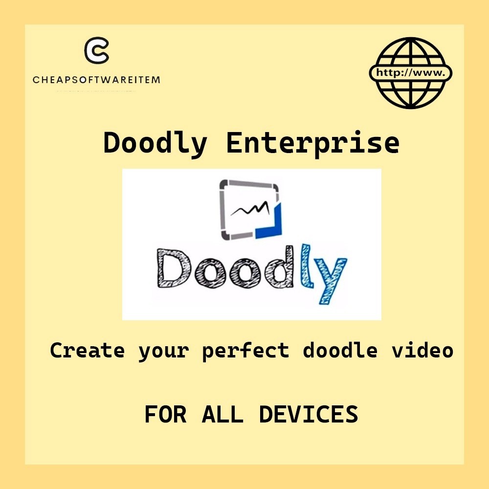 Jual Doodly Enterprise Premium Account Create professional doodle