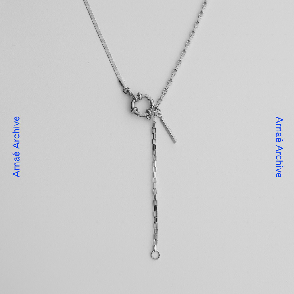 Jual Arnaé Archive — Trinity Loop Necklace — Kalung Unisex Stainless ...