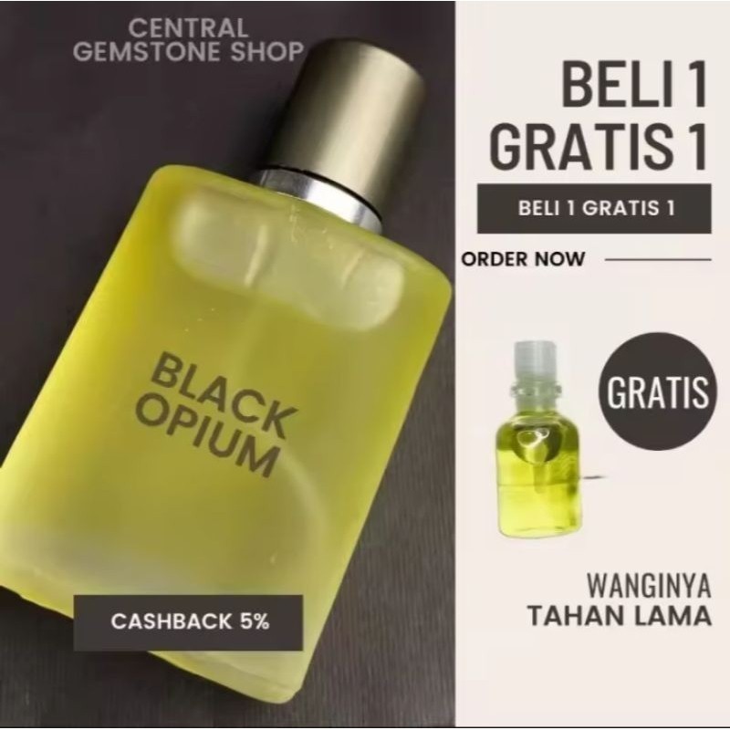 PROMO Parfum black opm tahan lama parfum pria tahan lama 24 jam ori  Parfum wanita tahan lama 24 jam ori terwangi Parfum black opium original 