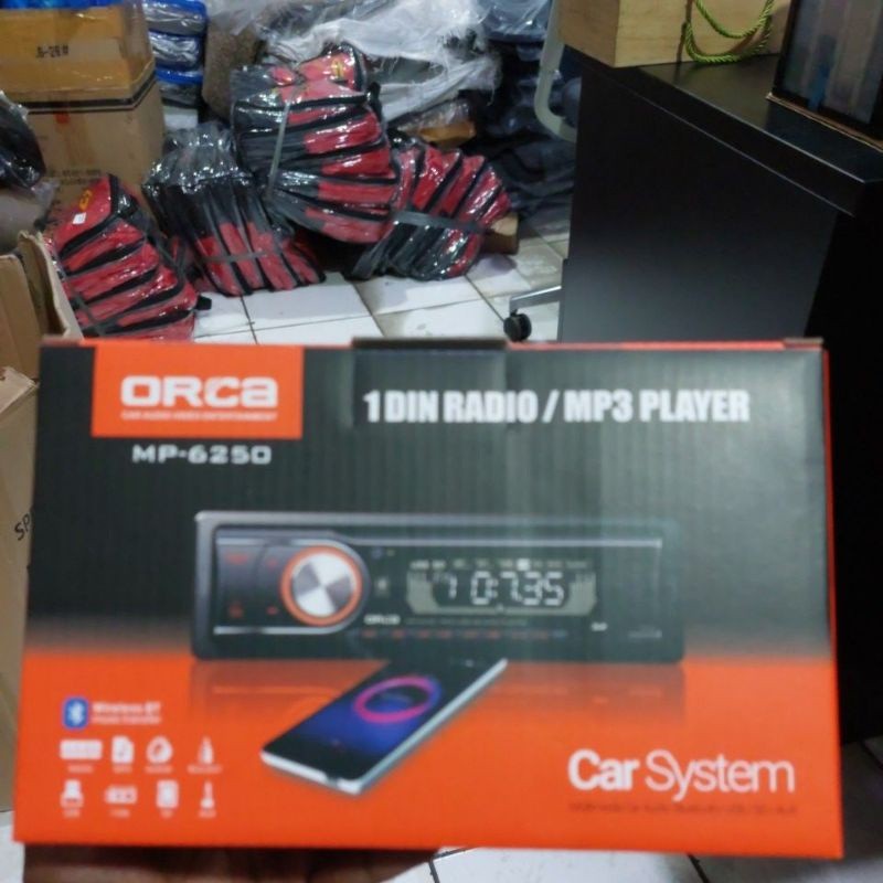 Jual AS56RT Single din mp3 usb bluetooh orc mp-6520 | Shopee Indonesia