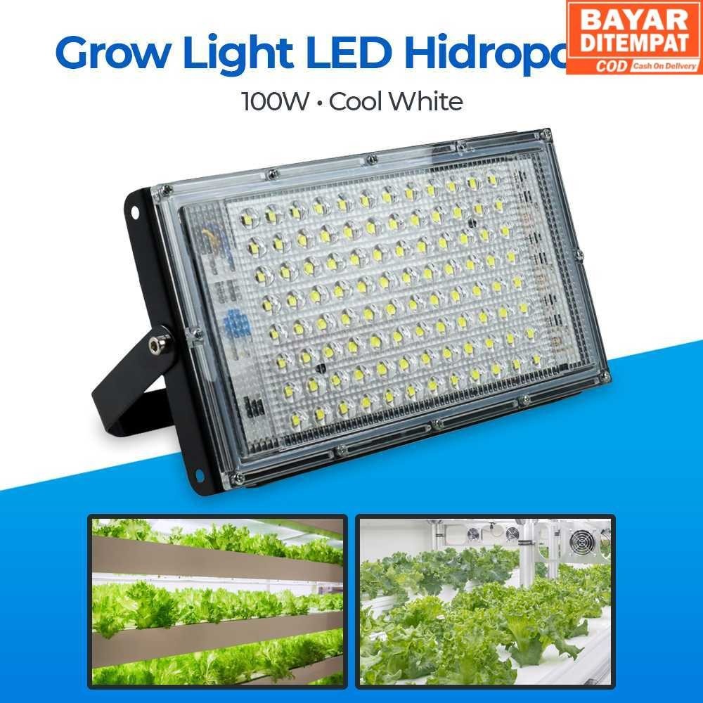 Jual ( COD HNstore20 ) TaffLED Lampu LED Floodlight Hidroponik Cool ...
