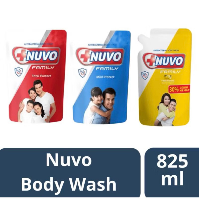 Jual Binar Mart - Nuvo Family sabun mandi cair 825ML | Shopee Indonesia