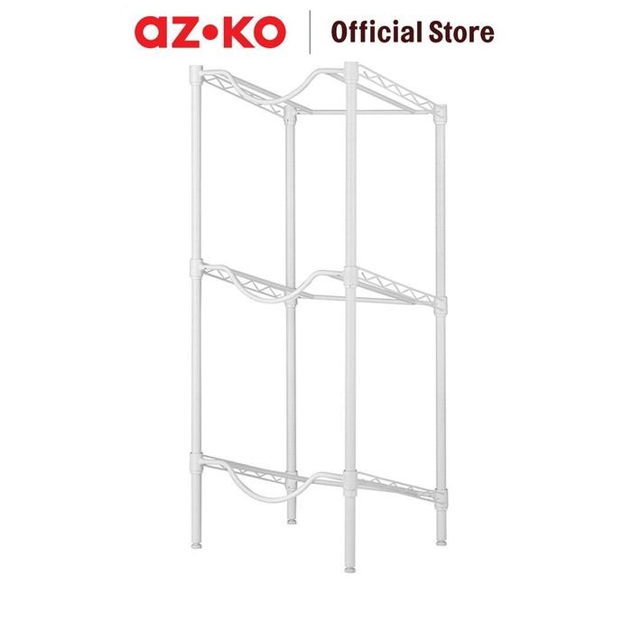 Jual AZKO Krisbow Rak Galon 3 Tingkat - Putih | Shopee Indonesia