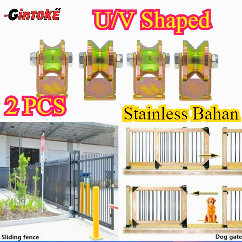 Jual 2PCS 50mm Roda Pagar/ Roda Bubut/ Galvanized Sliding Gate Wheel ...