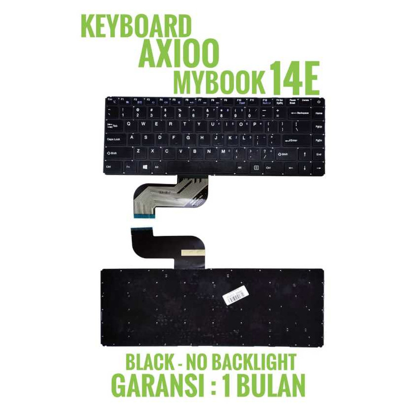 Jual Keyboard Axioo Mybook 14E CG14D01 SlimBook 14A Hitam No Backlight ...