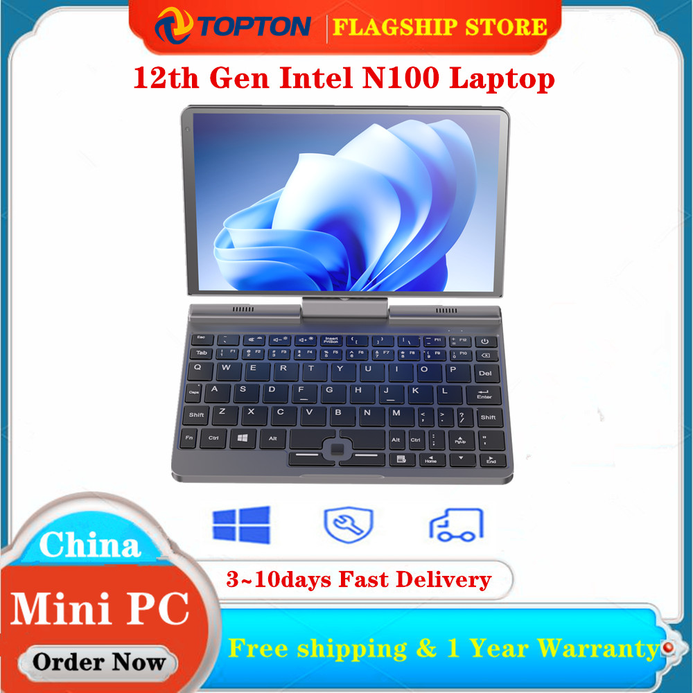 Jual Gaming Notebook P8 12th Gen Intel N100 Mini Handheld Laptop 8 Inch ...