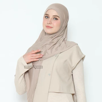 Alawiyahijab Lea Instant TENCEL™ (Segitiga Instan) Anti Bacterial Tencel Modal (Bukan Pashmina
