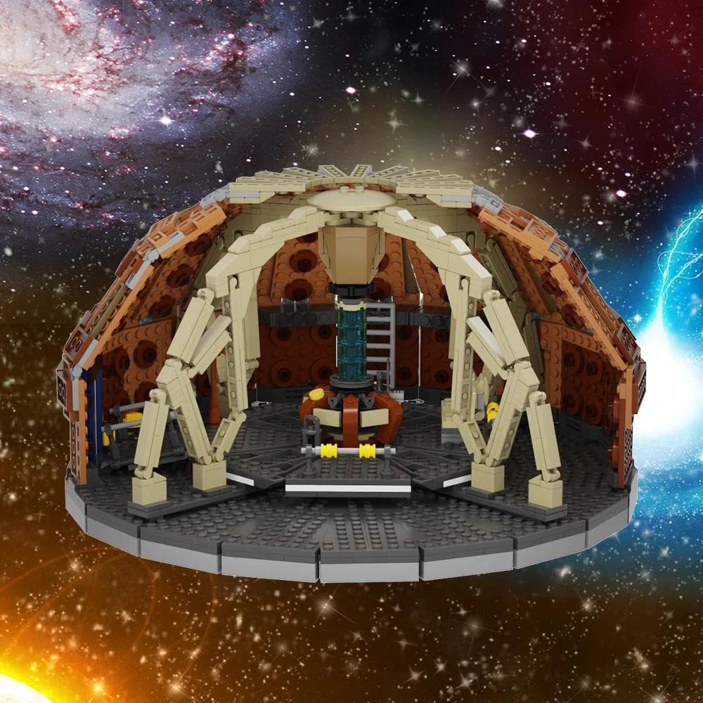 Jual MOC Time Travel 10th Doctor Tardis Building Blocks, Retro Sci-Fi ...
