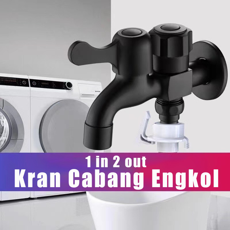 Jual Kran cabang engkol keran air shower cabang 2 kran double kamar ...