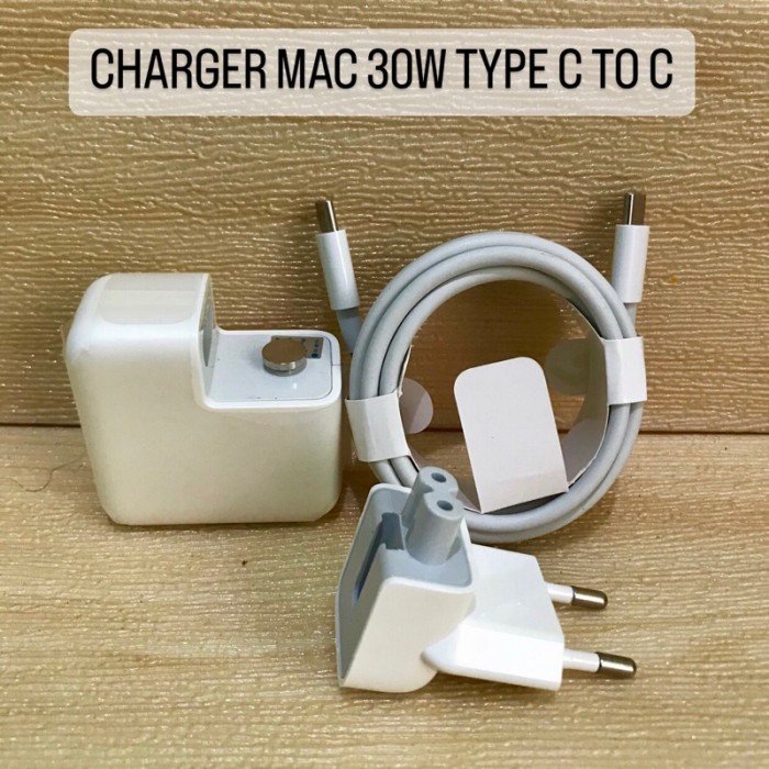 Jual ORIGINAL Adaptor Charger MagSafe 30W USB Type C Macbook Pro / Air