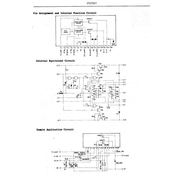 Jual STK7551 IC Hybrid 2 Channel Voltage Regulator Original Sanyo | Shopee  Indonesia