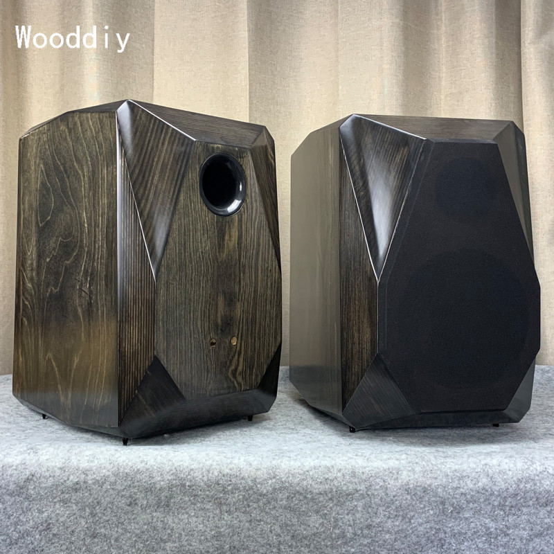 Jual Wooddiy 8 inch Empty Loudspeaker Cabinet Two way Bookshelf Speaker ...